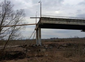 В Смоленской области три Ласточки задержали из-за обрушения путепровода