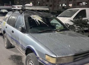 Полиция Владивостока проверяет информацию о неизвестном, испачкавшем автомобили