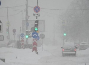 В Севастополе за ночь выпала половина месячной нормы снега