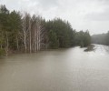 Паводок приближается к Кургану, вода уже в десяти километрах от города