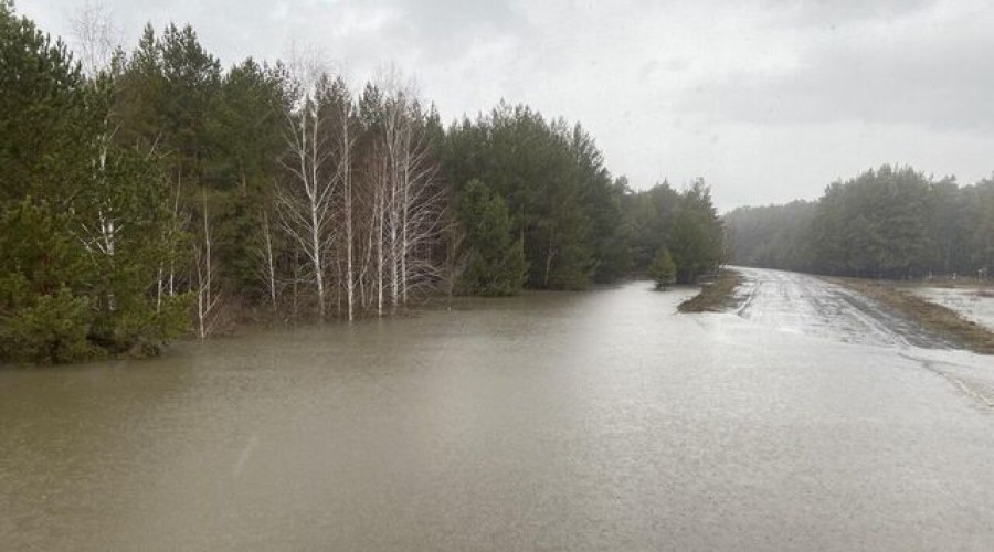 Паводок приближается к Кургану, вода уже в десяти километрах от города