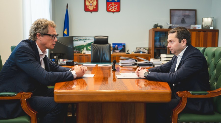 Губернатор Андрей Чибис провёл рабочую встречу с главой ФНС России Даниилом Егоровым 