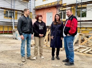 Глава Минобразования Мурманской области проверила ход ремонтных работ в индустриальном колледже