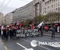 На митинге в Белграде потребовали прекратить любое сотрудничество Сербии с НАТО