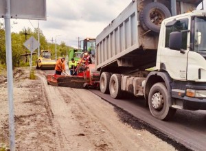 Кроме того, стартовали работы на участке трассы Североморск - Североморск-3