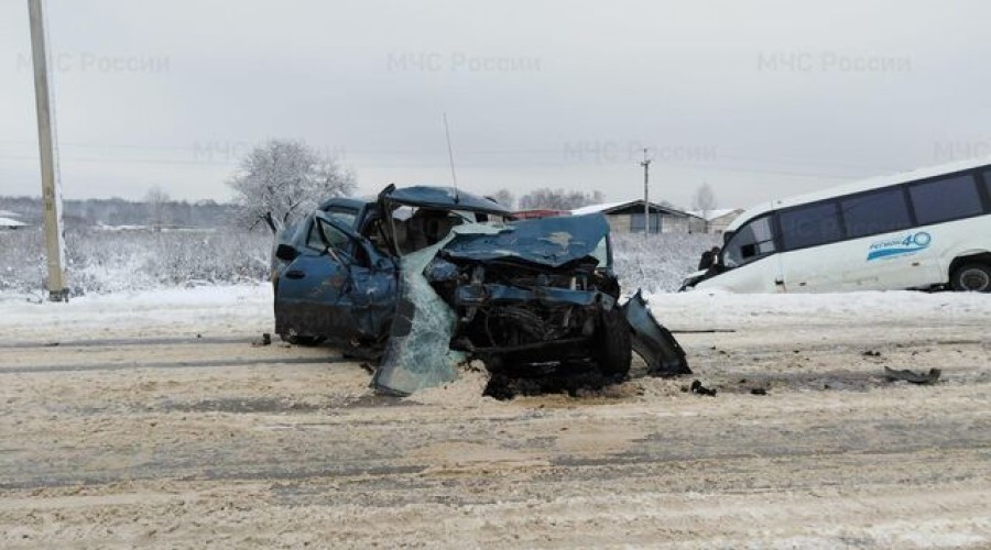 После ДТП с экскурсионным автобусом под Калугой в больницу доставили семь детей