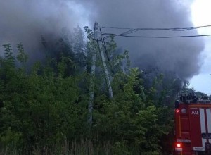 Пожар на мебельном производстве в Нижнем Новгороде потушили