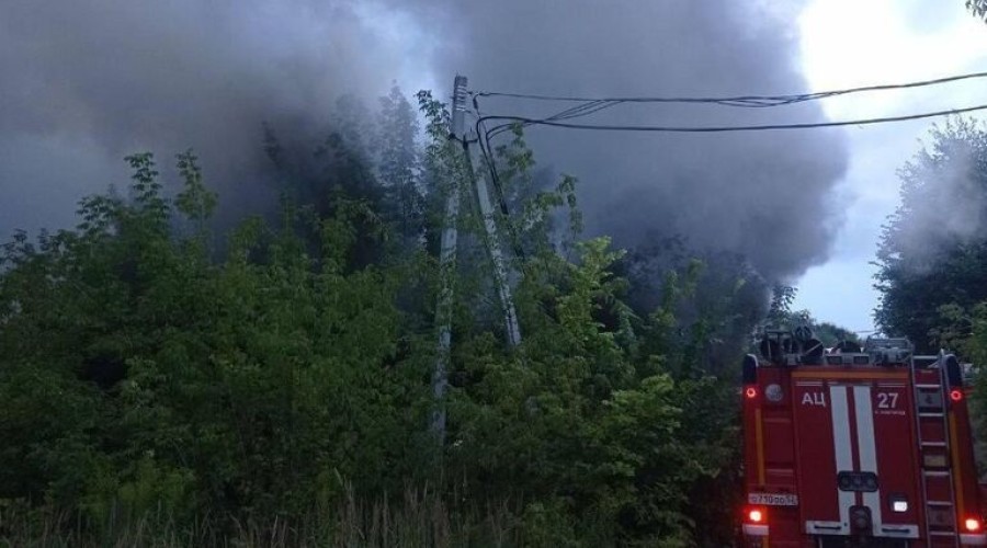 Пожар на мебельном производстве в Нижнем Новгороде потушили