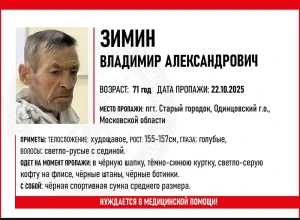 В Одинцовском округе ищут пропавшего пенсионера