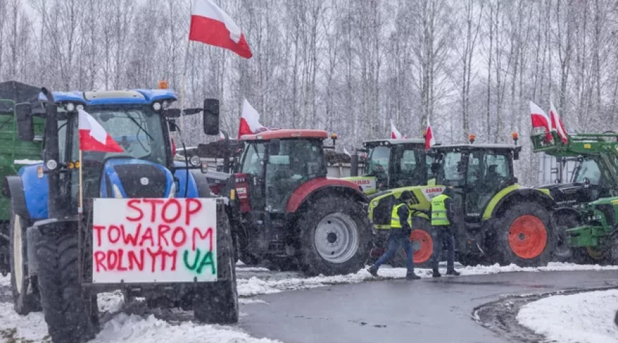 Польские фермеры 20 февраля полностью заблокируют границу с Украиной