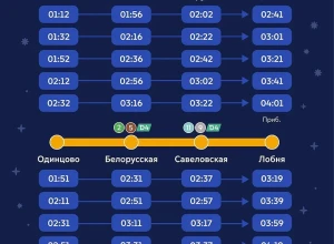 Расписание электричек, МЦД и автобусов изменят в новогодние праздники в Подмосковье