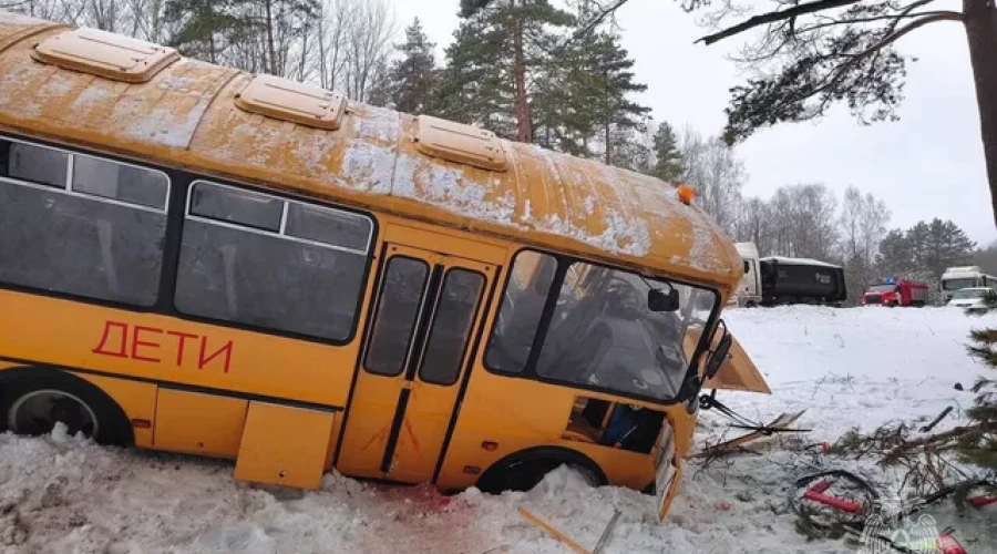 Число пострадавших в ДТП с автобусом под Псковом выросло до 17, включая 13 детей