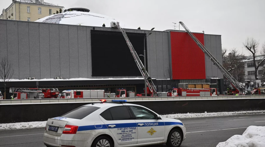 В ГУ МЧС сообщили, что возгорание в московском Театре сатиры полностью потушили