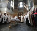 Отпевание князя Александра Трубецкого проходит в Донском монастыре