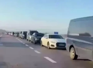 На польско-российской границе образовалась многокилометровая пробка