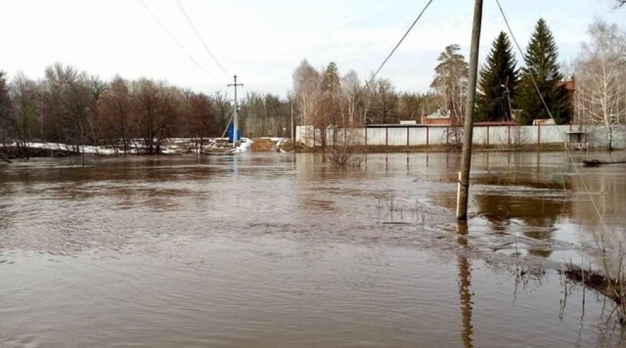 В Оренбуржье железобетонный мост через реку Боровка в нацпарке смыло течением