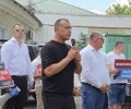 Сторонники главы Гагаузии Гуцул проводят пикет у СИЗО в Кишиневе