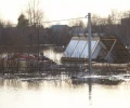 Власти сообщили, что уровень воды в реке Тобол у Кургана достиг 943 сантиметров