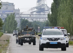 На пути миссии МАГАТЭ в Запорожской области российские военные обнаружили боевые снаряды