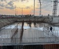 Укладку фундамента первых домов завершили на стройке ЖК Кольские Огни