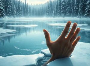 Жителей Одинцовского округа предупреждают о необходимости соблюдать осторожность на льду