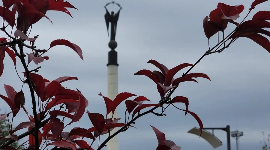 Реставрация подножия самого высокого монумента города Одинцово завершена.