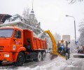 В Москве провели механизированное прометание с противогололедной обработкой