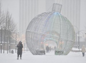 В Москве начался снегопад, который принесет в столицу рекордные осадки