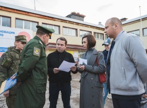 Губернатор Андрей Чибис в ходе рабочей поездки осмотрел социальные объекты, ремонтируемые в рамках реновации ЗАТО в муниципальном округе Оленегорск 