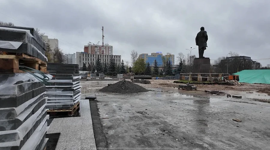 Открытие центральной площади Одинцово для пешеходов перенесли на лето 2026 года