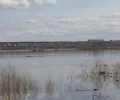 Уровень воды в реке Тобол в районе Кургана